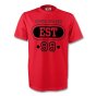 Albania Alb T-shirt (red) + Your Name (kids)