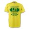 Lithuania Lit T-shirt (yellow) + Your Name