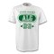Algeria Alg T-shirt (white) + Your Name (kids)