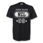 New Zealand Nzl T-shirt (black) + Your Name (kids)