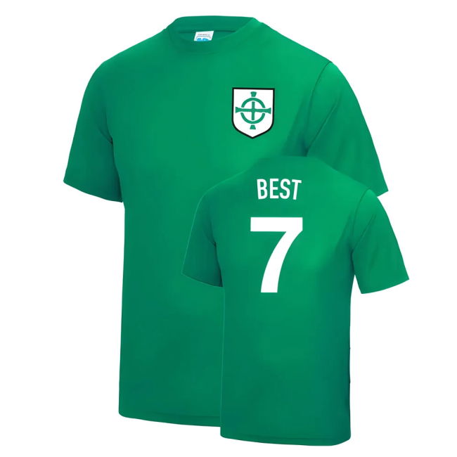 George Best Northern Ireland Football Fancy Dress Player T Shirt