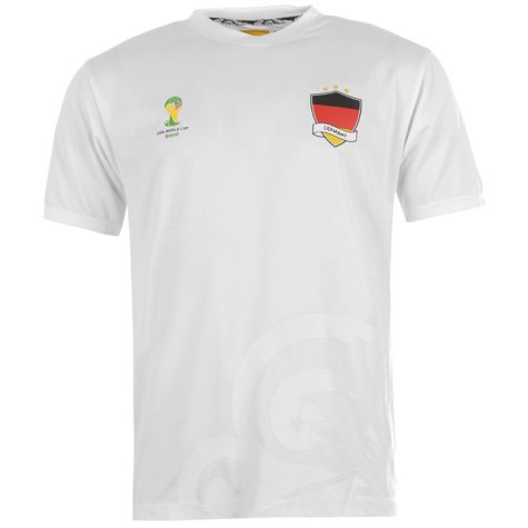 Germany 2014 FIFA Polyester Tee (White)