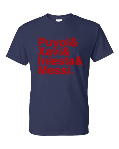 Barcelona Football Legends T-shirt (navy)