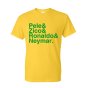 Brazil Football Legends T-shirt (yellow)