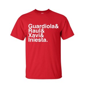 Spain Football Legends T-shirt (red)