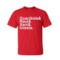 Spain Football Legends T-shirt (red)