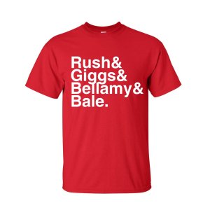 Wales Football Legends T-shirt (red)