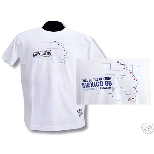 Maradona 'Goal of Century' Tee (white)