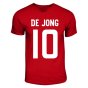 Siem De Jong Ajax Hero T-shirt (red)
