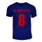 Andres Iniesta Barcelona Hero T-shirt (navy)