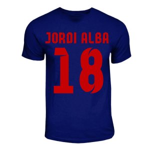 Jordi Alba Barcelona Hero T-shirt (navy) Jordi Alba Barcelona Hero T-shirt (navy)