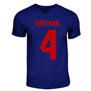 Ronald Koeman Barcelona Hero T-shirt (navy)