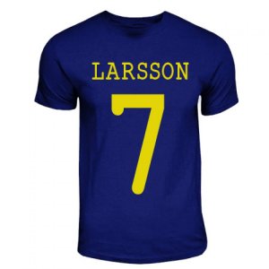 Henrik Larsson Sweden Hero T-shirt (navy)
