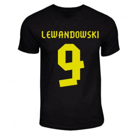Robert Lewandowski Dortmund Away Hero T-shirt (black)