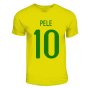 Pele Brazil Hero T-shirt (yellow)