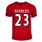 Paul Scholes Manchester United Hero T-shirt (red)