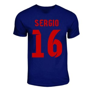 Sergio Busquets Barcelona Hero T-shirt (navy)