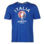 Italy UEFA Euro 2016 Graphic T-Shirt (Blue)