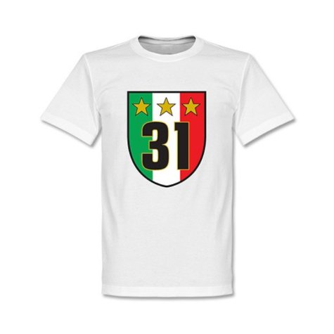 Juventus Scudetto 31 Campione T-Shirt (White)