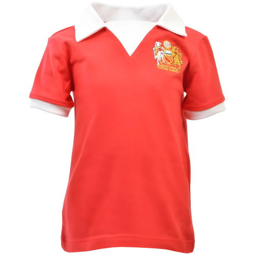 Manchester Reds 1970s Kids Retro Football Shirt