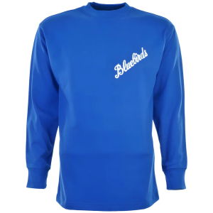 Cardiff City 1960s Bluebird Kids Retro Football Shirt