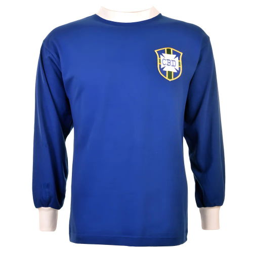 Brazil 1966 World Cup Kids Retro Football Shirt