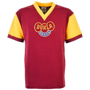 Dukla Prague 1960s Kids Retro Football Shirt