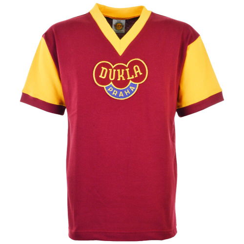 Dukla Prague 1960s Kids Retro Football Shirt
