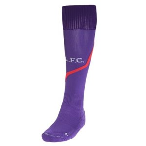 2013-14 Liverpool Away Goalkeeper Socks (Purple)