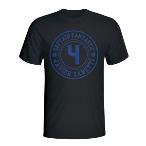 Javier Zanetti Inter Milan Captain Fantastic T-shirt (black) - Kids