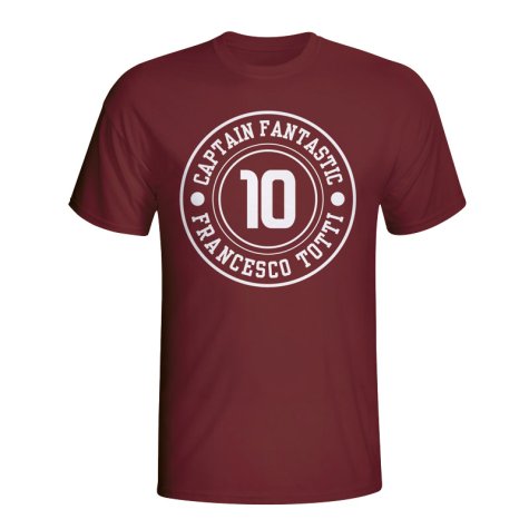 Francesco Totti Roma Captain Fantastic T-shirt (maroon)