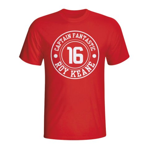 Roy Keane Man Utd Captain Fantastic T-shirt (red) - Kids