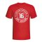 Roy Keane Man Utd Captain Fantastic T-shirt (red)
