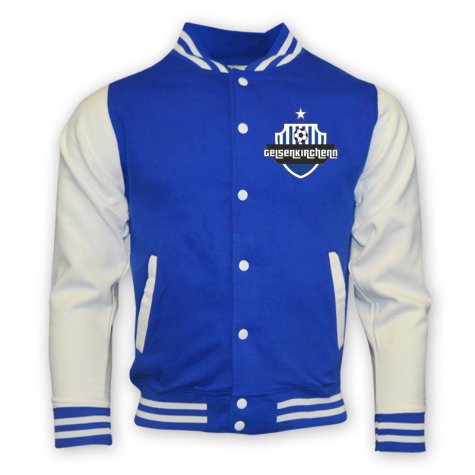 Schalke College Baseball Jacket (blue) - Kids