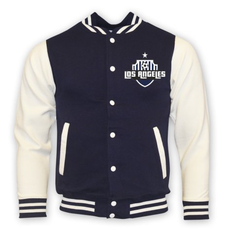 La Galaxy College Baseball Jacket (navy) - Kids