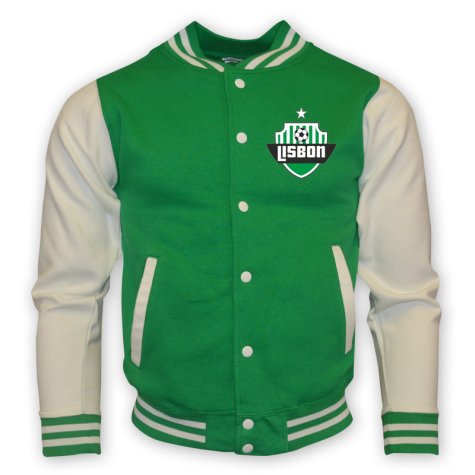 Sporting Lisbon College Baseball Jacket (green) - Kids