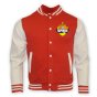 Spain College Baseball Jacket (red)