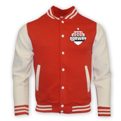 Norway College Baseball Jacket (red)