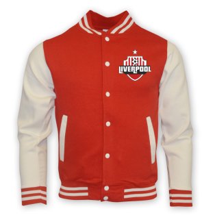 Liverpool College Baseball Jacket (red) - Kids