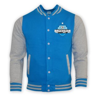 Argentina College Baseball Jacket (sky Blue)