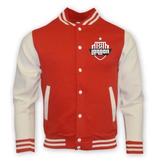 Arsenal College Baseball Jacket (red)