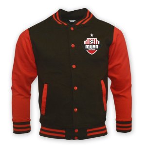 Ac Milan College Baseball Jacket (black) - Kids