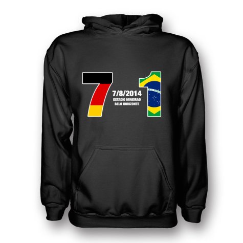 Germany 7 Brazil 1 Hoody (black)