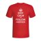 Keep Calm And Follow Aberdeen T-shirt (red)