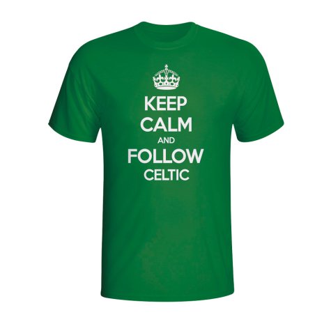 Keep Calm And Follow Celtic T-shirt (green)