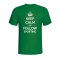 Keep Calm And Follow Sporting Lisbon T-shirt (green)
