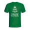 Keep Calm And Follow Wolfsburg T-shirt (green)