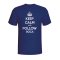 Keep Calm And Follow Boca Juniors T-shirt (navy) - Kids