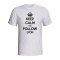 Keep Calm And Follow Lyon T-shirt (white) - Kids