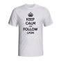 Keep Calm And Follow Lyon T-shirt (white)